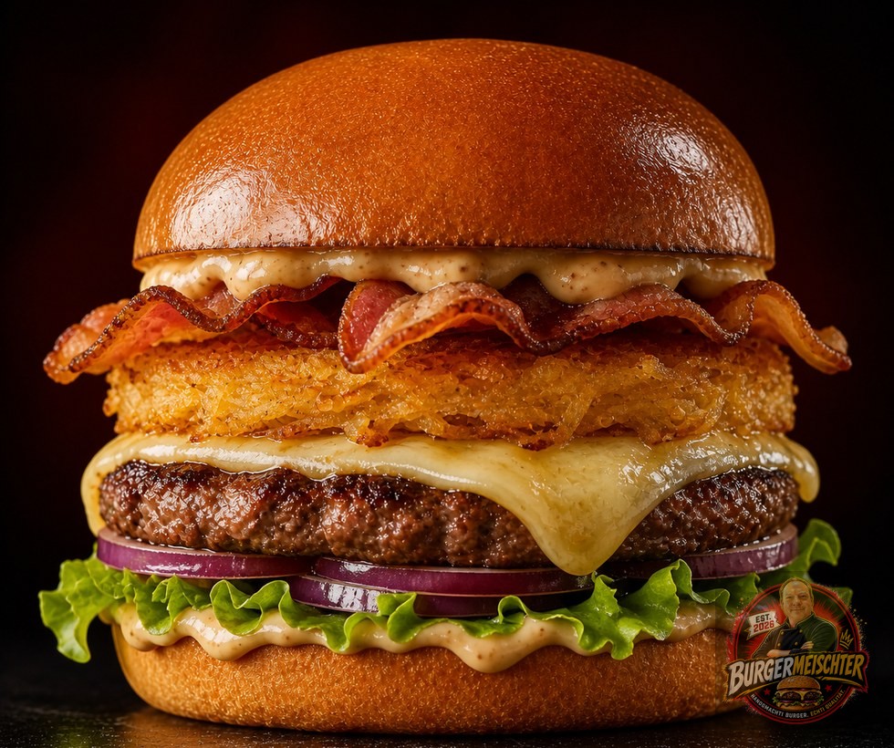 Walliser Raclette-Rösti-Burger